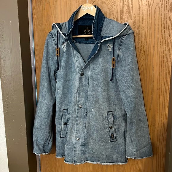 Sts Ranchwear medium over sized jean jacket - Picture 1 of 5